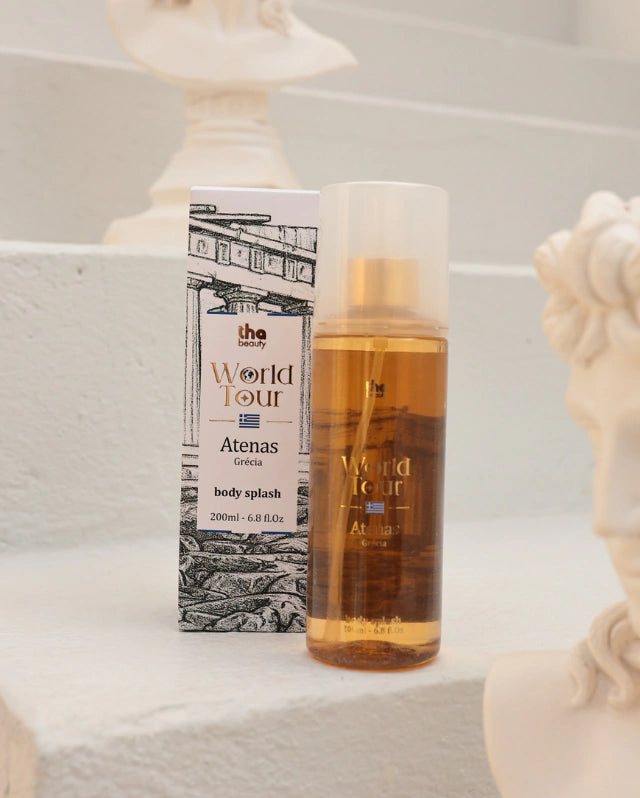 Body Splash Atenas 200ml Fragrância Floral Sofisticada e Elegante