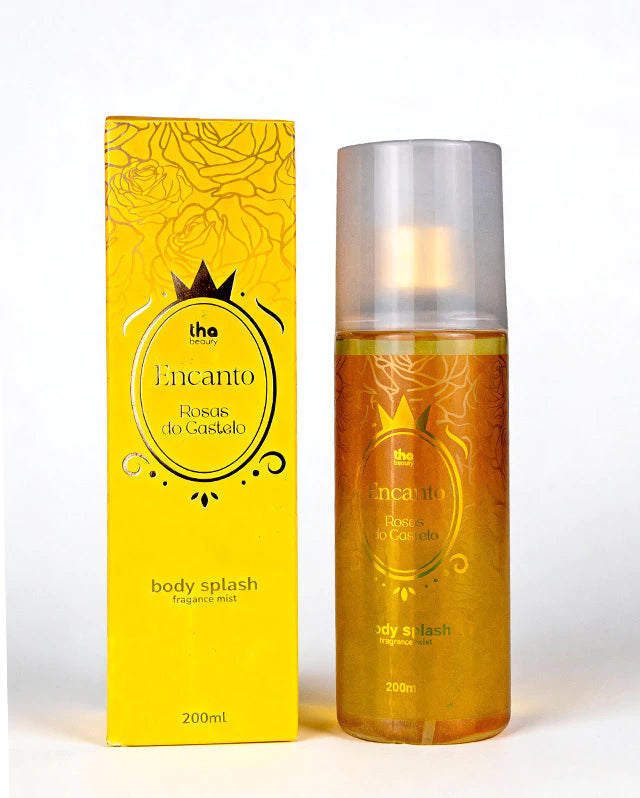 Body Splash Rosas do Castelo 200ml Fragrância Floral Cítrica Feminina