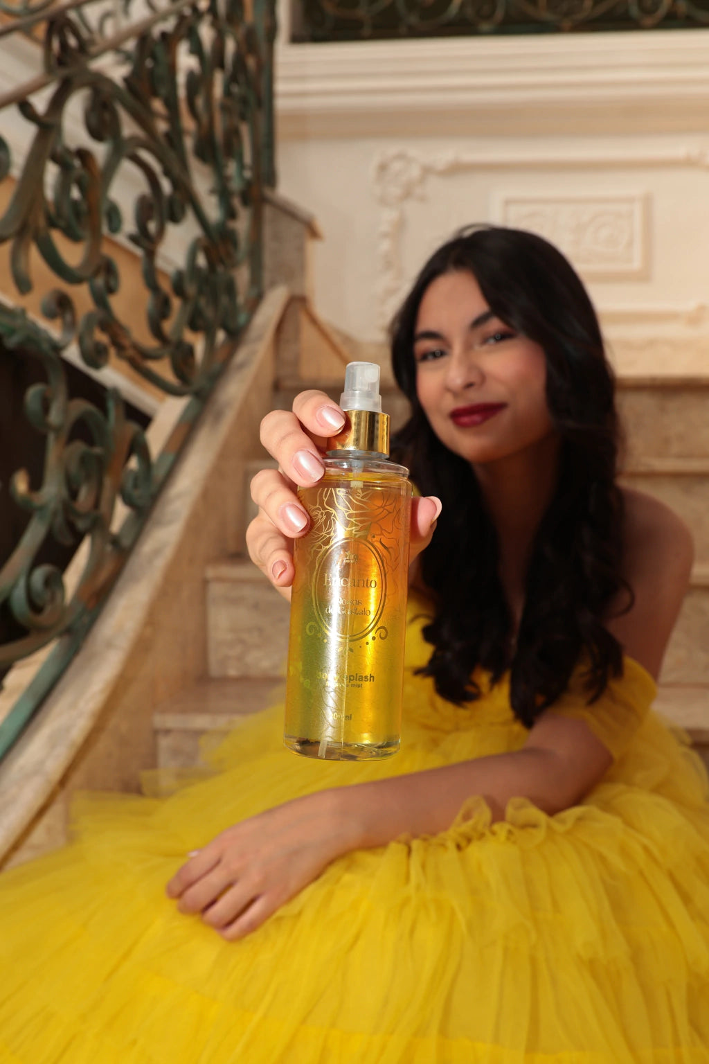 Body Splash Rosas do Castelo 200ml Fragrância Floral Cítrica Feminina