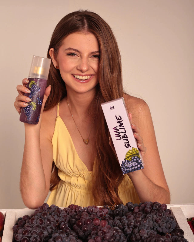 Body Splash Uva Sublime 200ml Fragrância Doce e Sofisticada