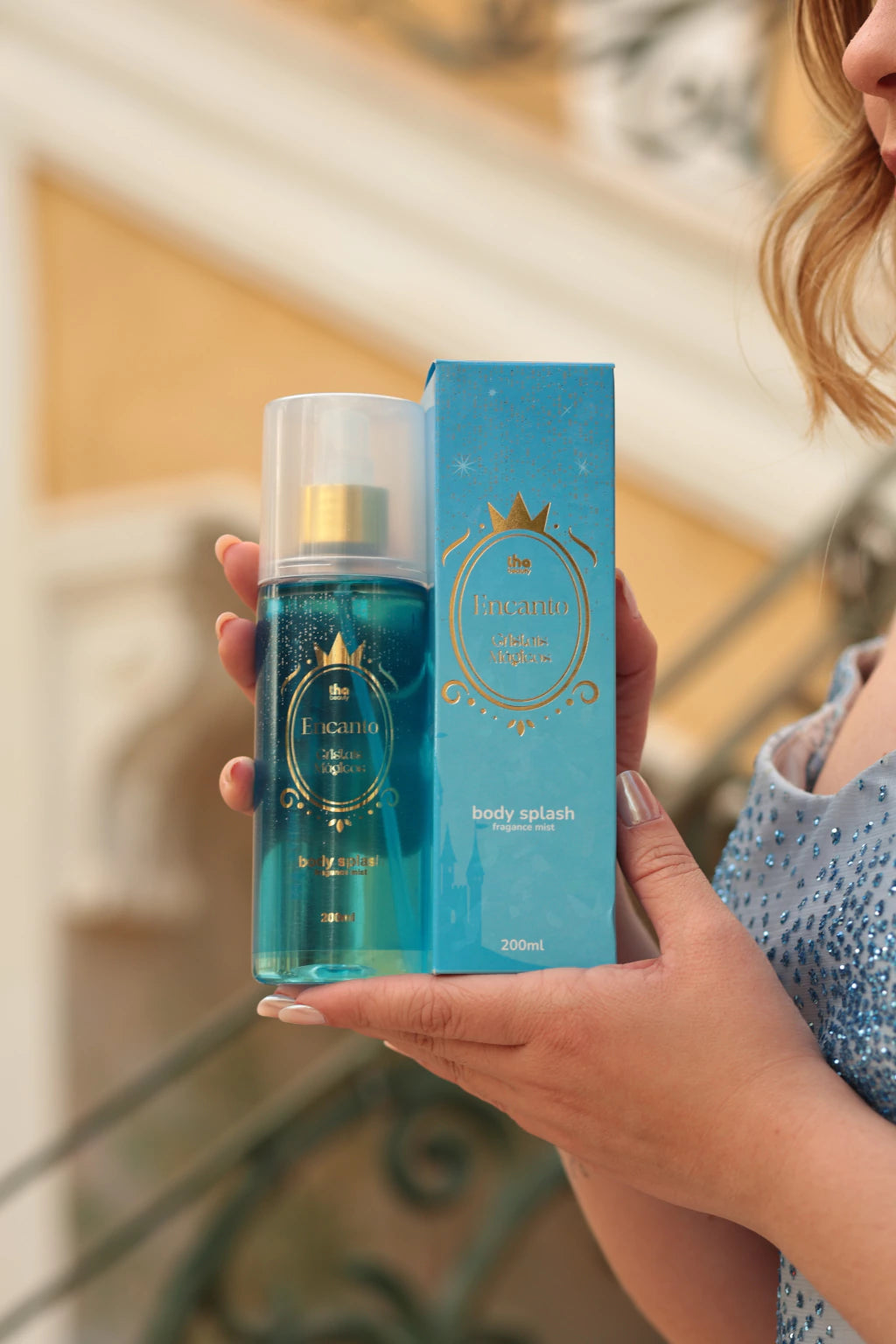 Body Splash Cristais Mágicos 200ml Fragrância Frutada Floral Delicada