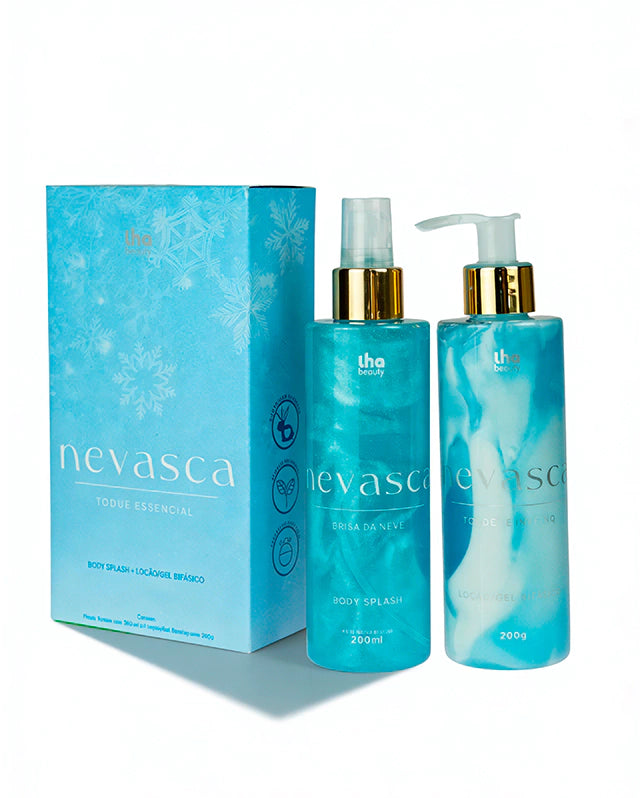 Kit Nevasca Perfumado: Body Splash e Loção Hidratante Corporal 200ml